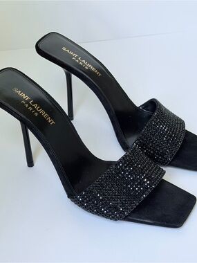 Saint Laurent Lucky Evening Mules